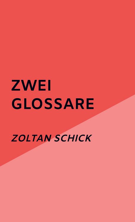 Produktbild: Zwei Glossare