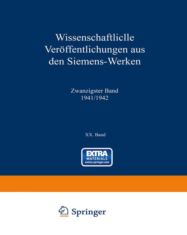 Produktbild: Wissenschaftliche Ver&ouml;ffentlichungen aus den Siemens-Werken