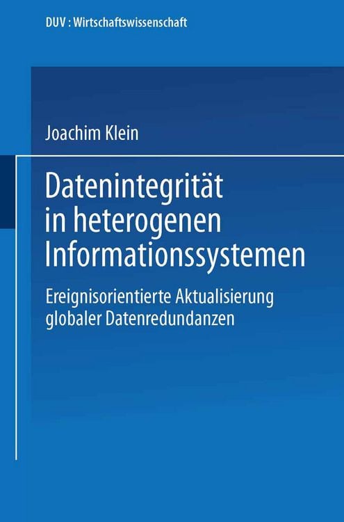 Produktbild: Datenintegrit&auml;t in heterogenen Informationssystemen