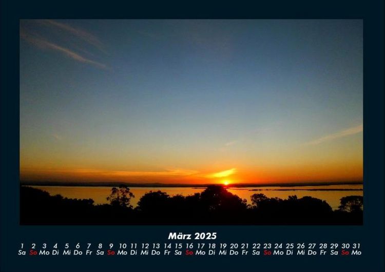 Produktbild: Sonnenuntergang 2025 Fotokalender DIN A4