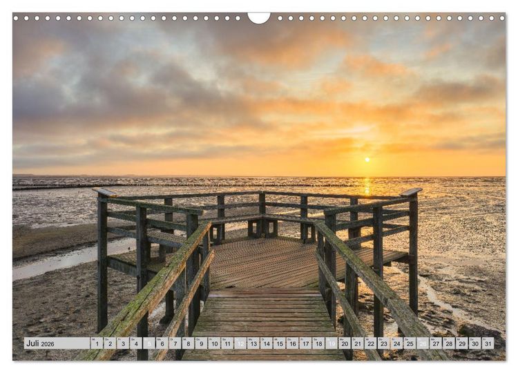 Produktbild: Wundersch&ouml;nes Amrum (Wandkalender 2026 DIN A3 quer), CALVENDO Monatskalender