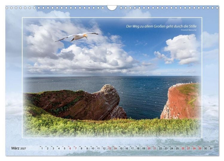Produktbild: Insel Gedanken (Wandkalender 2027 DIN A3 quer), CALVENDO Monatskalender