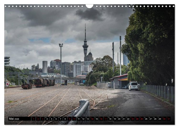 Produktbild: Eisenbahn in Neuseeland (Wandkalender 2026 DIN A3 quer), CALVENDO Monatskalender