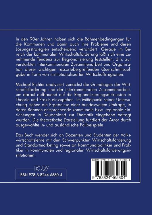 Produktbild: Regionalisierung und interkommunale Zusammenarbeit