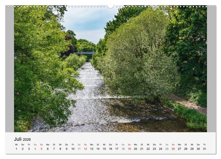 Produktbild: Freiburg im Breisgau. Malerische Stadt am Rande des Schwarzwaldes (hochwertiger Premium Wandkalender 2026 DIN A2 quer), Kunstdruck in Hochglanz