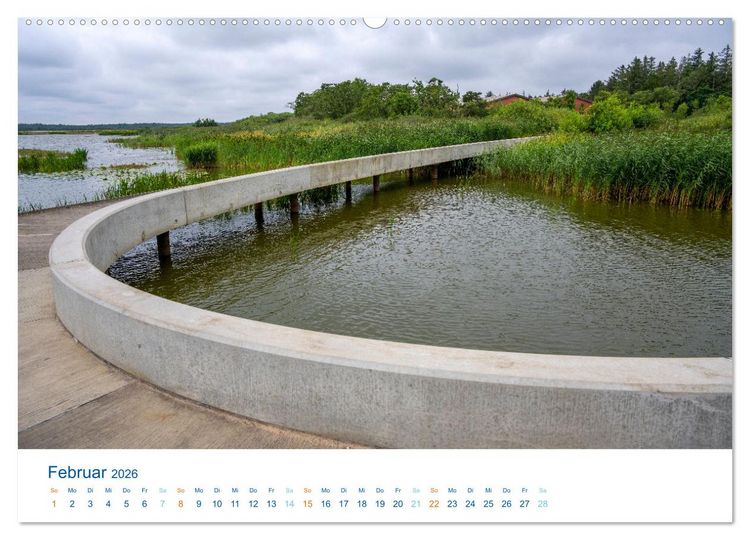 Produktbild: D&auml;nemarks Nordseek&uuml;ste - S&uuml;dj&uuml;tland (hochwertiger Premium Wandkalender 2026 DIN A2 quer), Kunstdruck in Hochglanz