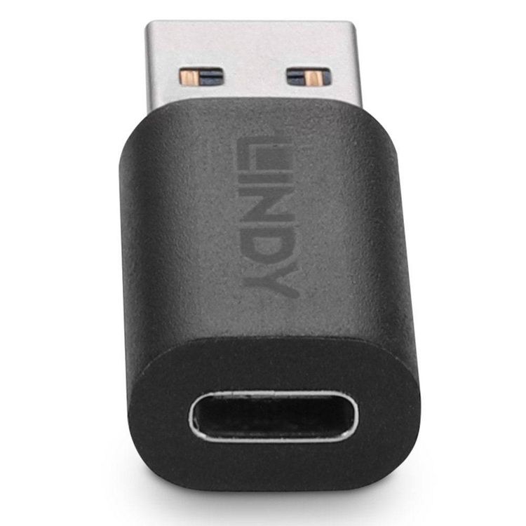 Produktbild: LINDY USB 3.2 Gen 1 (USB 3.0) Adapter [1x USB 3.2 Gen 1 Stecker A (USB 3.0) - 1x USB-C&reg; Buchse] 41904