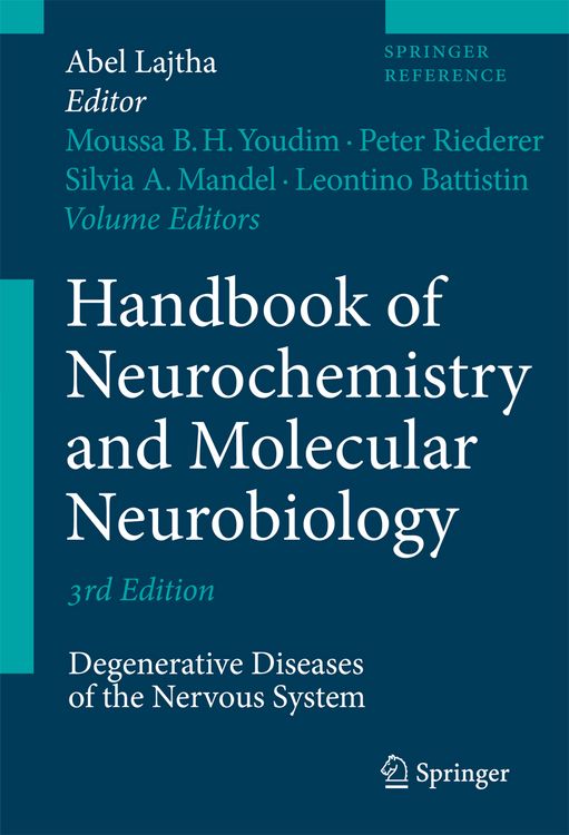 Produktbild: Handbook of Neurochemistry and Molecular Neurobiology