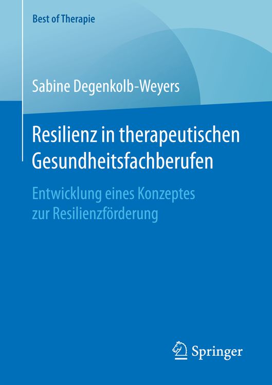 Produktbild: Resilienz in therapeutischen Gesundheitsfachberufen