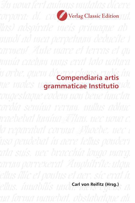 Produktbild: Compendiaria artis grammaticae Institutio