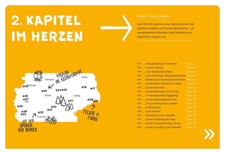 Produktbild: 52 kleine & gro&szlig;e Eskapaden in Deutschland - Auf gehts zum Wandern