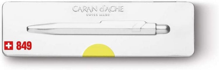 Produktbild: Caran d'Ache Kugelschreiber 849 POPLINE gelb fluo