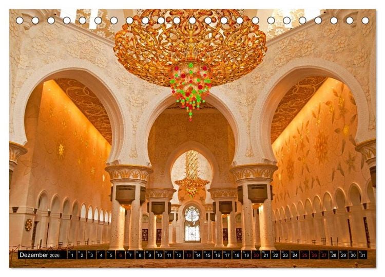Produktbild: Emirat Abu Dhabi (Tischkalender 2026 DIN A5 quer), CALVENDO Monatskalender