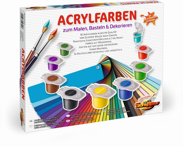Produktbild: MNZ - 36 Acrylfarben
