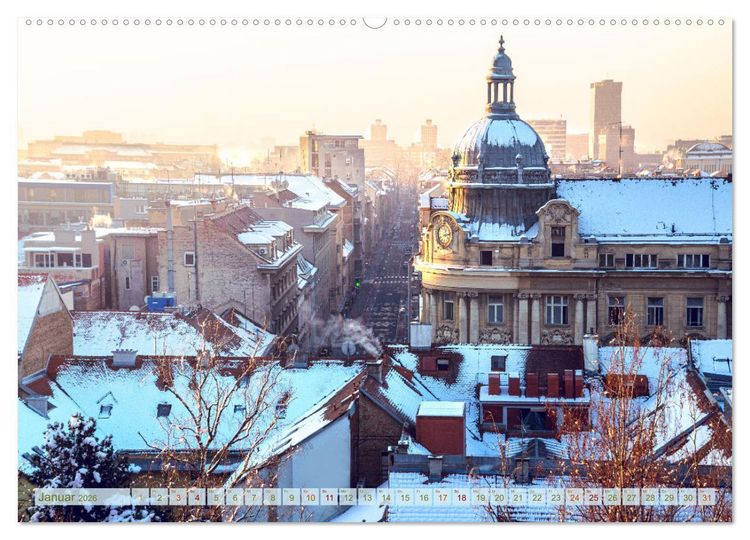 Produktbild: Zagreb - Kroatiens zauberhafte Hauptstadt (hochwertiger Premium Wandkalender 2026 DIN A2 quer), Kunstdruck in Hochglanz