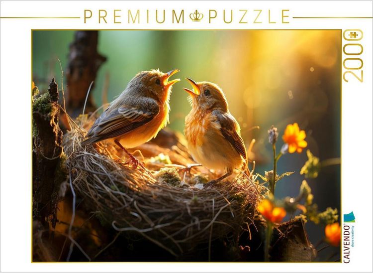 Produktbild: CALVENDO Puzzle V&ouml;gel, wir haben Hunger | 2000 Teile Lege-Gr&ouml;&szlig;e 90x67cm Foto-Puzzle f&uuml;r gl&uuml;ckliche Stunden