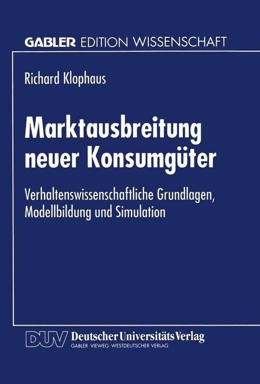 Produktbild: Marktausbreitung neuer Konsumg&uuml;ter