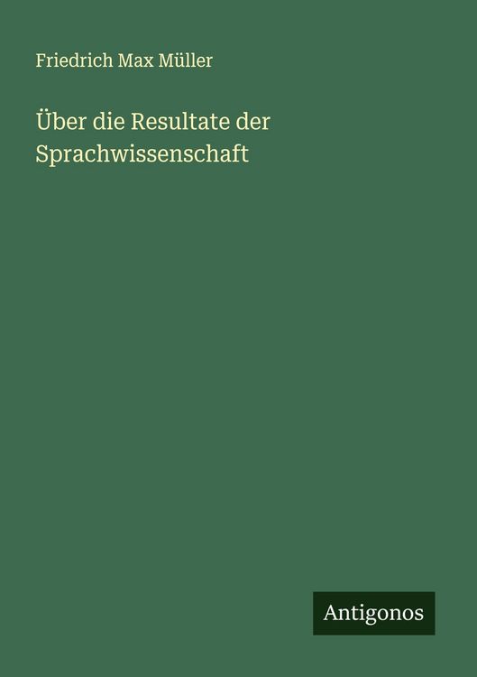 Produktbild: &Uuml;ber die Resultate der Sprachwissenschaft