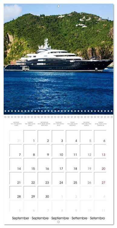 Produktbild: SUPERYACHTS (Wall Calendar 2026 12 &times; 12 Inch) CALVENDO 12 Month Wall Calendar