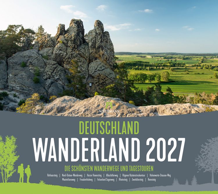 Produktbild: Deutschland Wanderland Kalender 2027 | Die sch&ouml;nsten Wanderwege