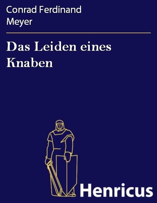 Produktbild: Das Leiden eines Knaben