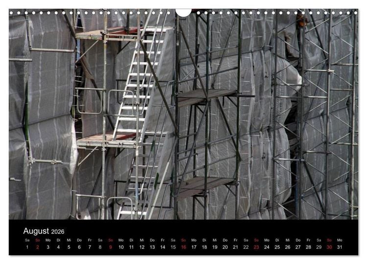 Produktbild: Baustellen (Wandkalender 2026 DIN A3 quer), CALVENDO Monatskalender