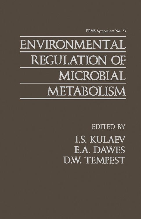 Produktbild: Environmental Regulation of Microbial Metabolism