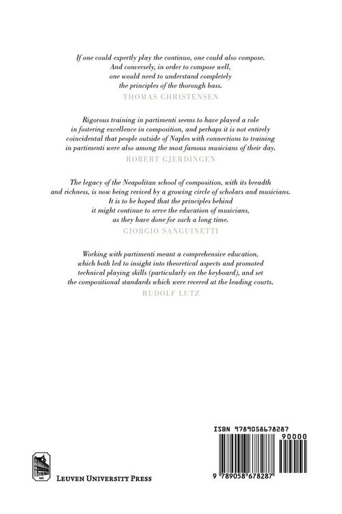 Produktbild: Partimento and Continuo Playing in Theory and in Practice