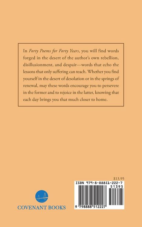 Produktbild: Forty Poems for Forty Years