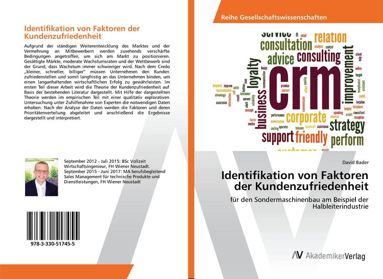 Produktbild: Identifikation von Faktoren der Kundenzufriedenheit