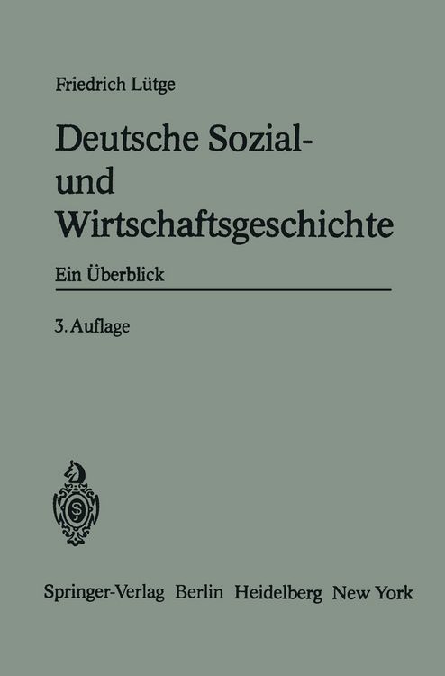 Produktbild: Deutsche Sozial- und Wirtschaftsgeschichte