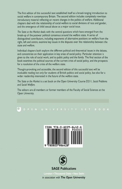 Produktbild: The State or the Market