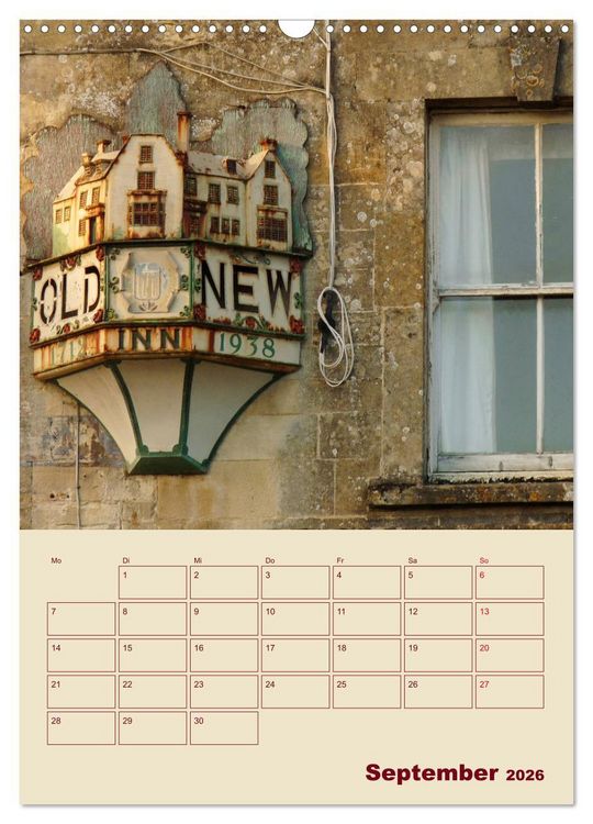 Produktbild: Die Cotswolds Englands gr&uuml;nes Herz (Wandkalender 2026 DIN A3 hoch), CALVENDO Monatskalender