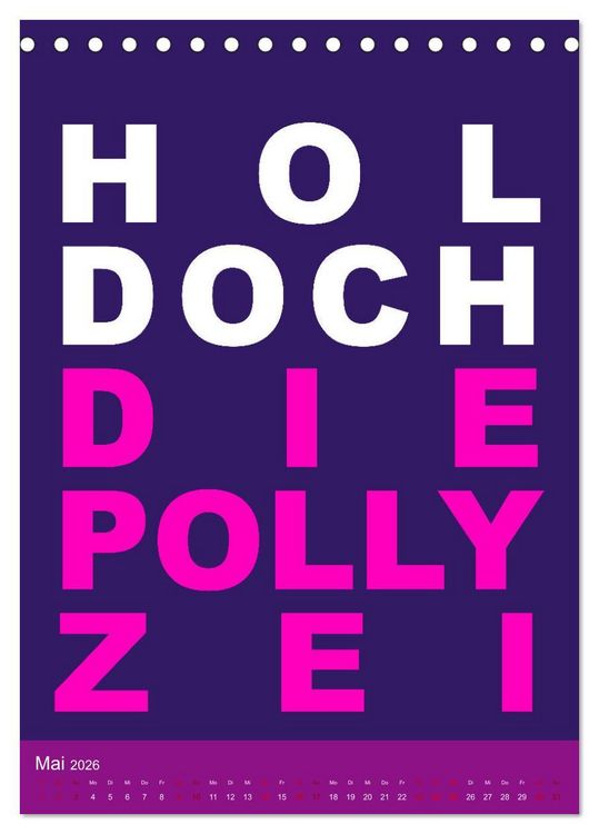Produktbild: Aufstehen, Krone richten, weitergehen (Tischkalender 2026 DIN A5 hoch), CALVENDO Monatskalender