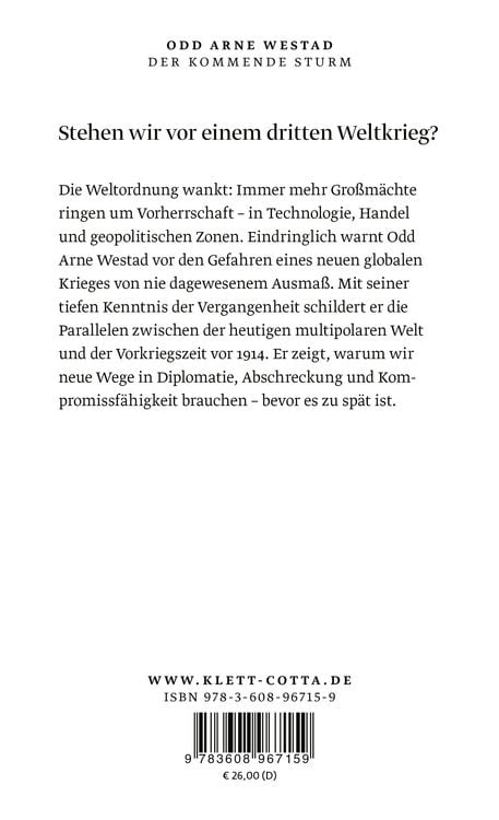Produktbild: Der kommende Sturm