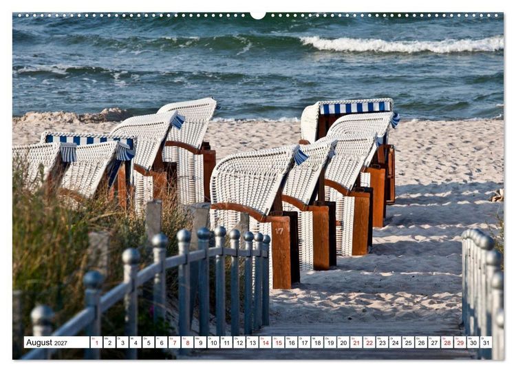 Produktbild: R&uuml;gen und Hiddensee - Momente einer Reise (hochwertiger Premium Wandkalender 2027 DIN A2 quer), Kunstdruck in Hochglanz