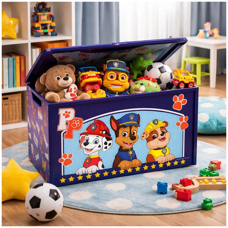 Produktbild: HTI-Living Paw Patrol Spielzeugkiste mit Deckel Kinder Aufbewahrungsbox Blau