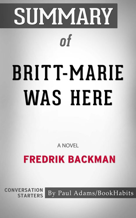 Produktbild: Summary of Britt-Marie Was Here