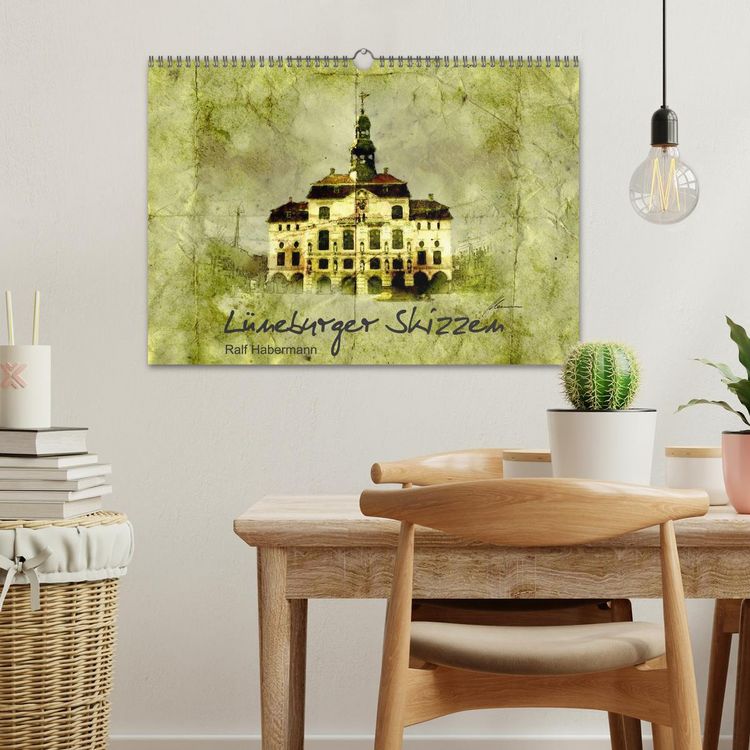 Produktbild: L&uuml;neburger Skizzen (Wandkalender 2026 DIN A3 quer), CALVENDO Monatskalender