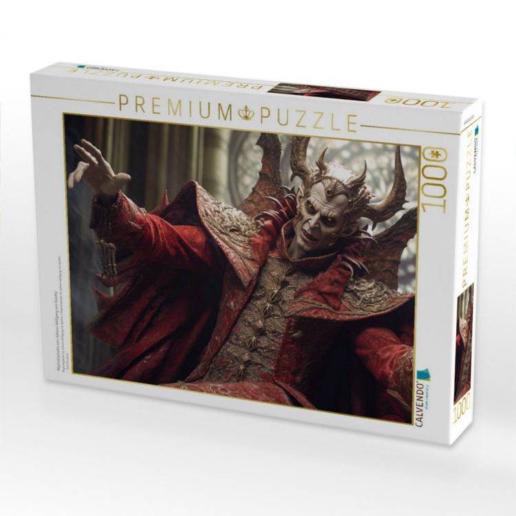 Produktbild: CALVENDO Puzzle Mephistopheles von Johann Wolfgang von Goethe | 1000 Teile Lege-Gr&ouml;&szlig;e 64x48cm Foto-Puzzle f&uuml;r gl&uuml;ckliche Stunden