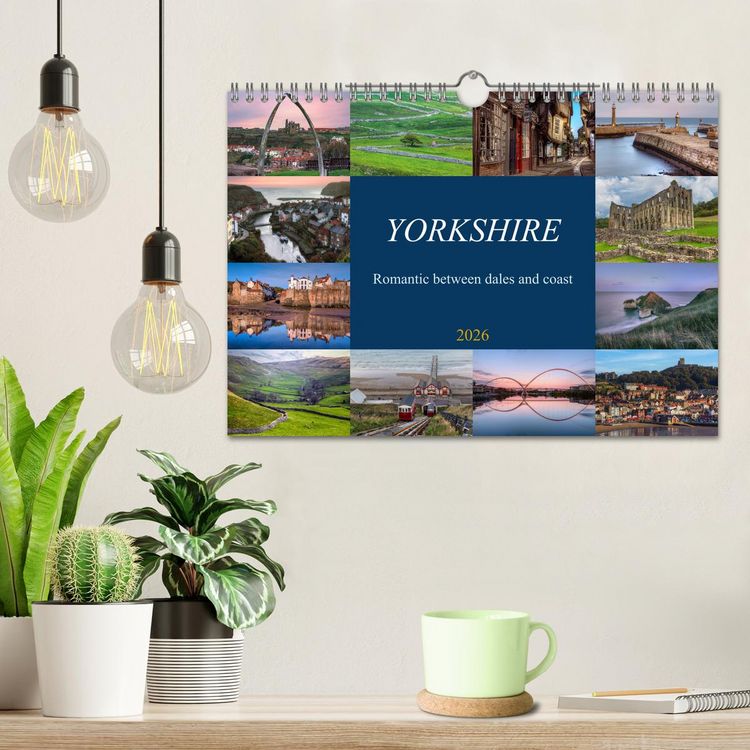Produktbild: Yorkshire - Romantic between dales and coast (Wall Calendar 2026 DIN A4 landscape), CALVENDO 12 Month Wall Calendar