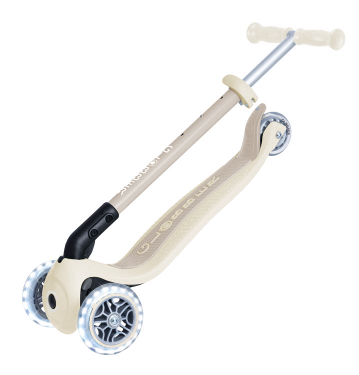 Produktbild: GLOBBER PRIMO FOLDABLE LIGHTS ECO kokos wei&szlig;, mit Leuchtrollen