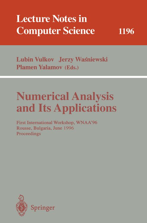 Produktbild: Numerical Analysis and Its Applications