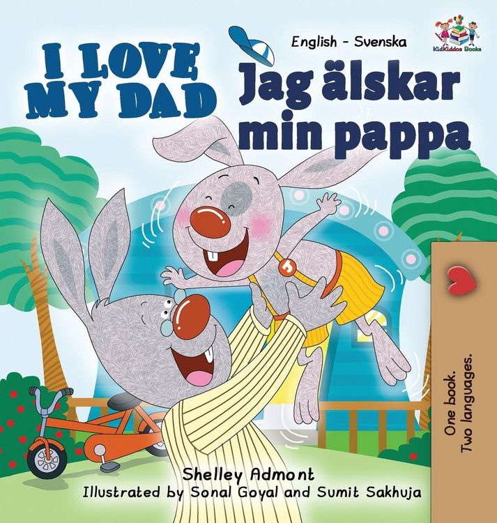 Produktbild: I Love My Dad (English Swedish Bilingual Book)