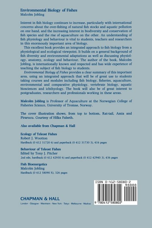 Produktbild: Environmental Biology of Fishes