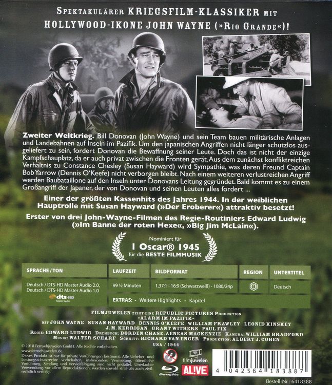 Produktbild: Alarm im Pazifik (John Wayne)