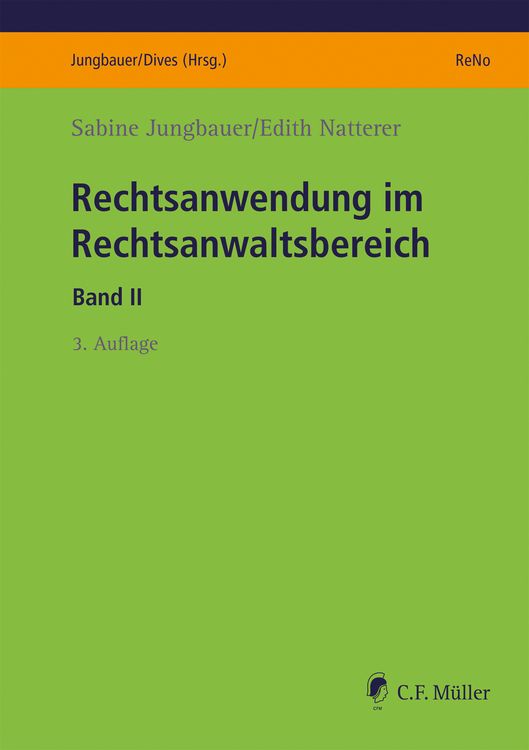 Produktbild: Rechtsanwendung im Rechtsanwaltsbereich