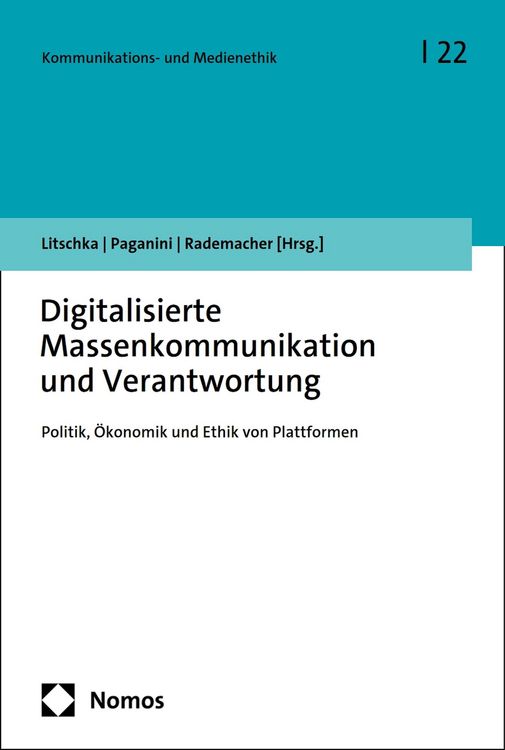Produktbild: Digitalisierte Massenkommunikation und Verantwortung