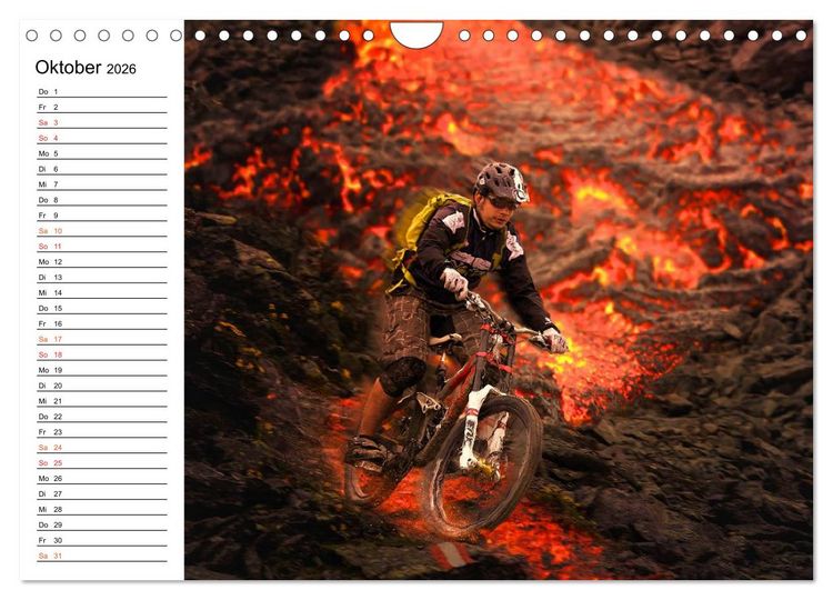 Produktbild: Mountainbike Trails (Wandkalender 2026 DIN A4 quer), CALVENDO Monatskalender