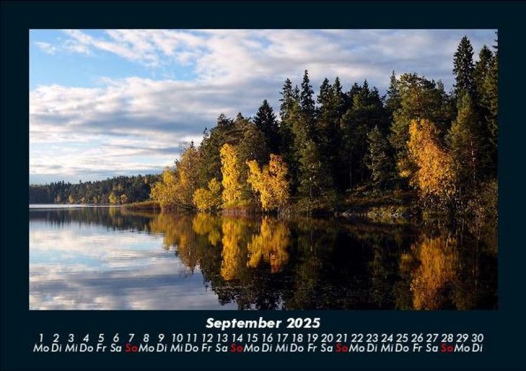 Produktbild: Die Seen der Erde 2025 Fotokalender DIN A5